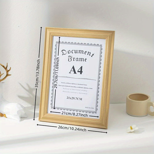 Wooden Photo Frame A4 Hanging Wall Picture Frame