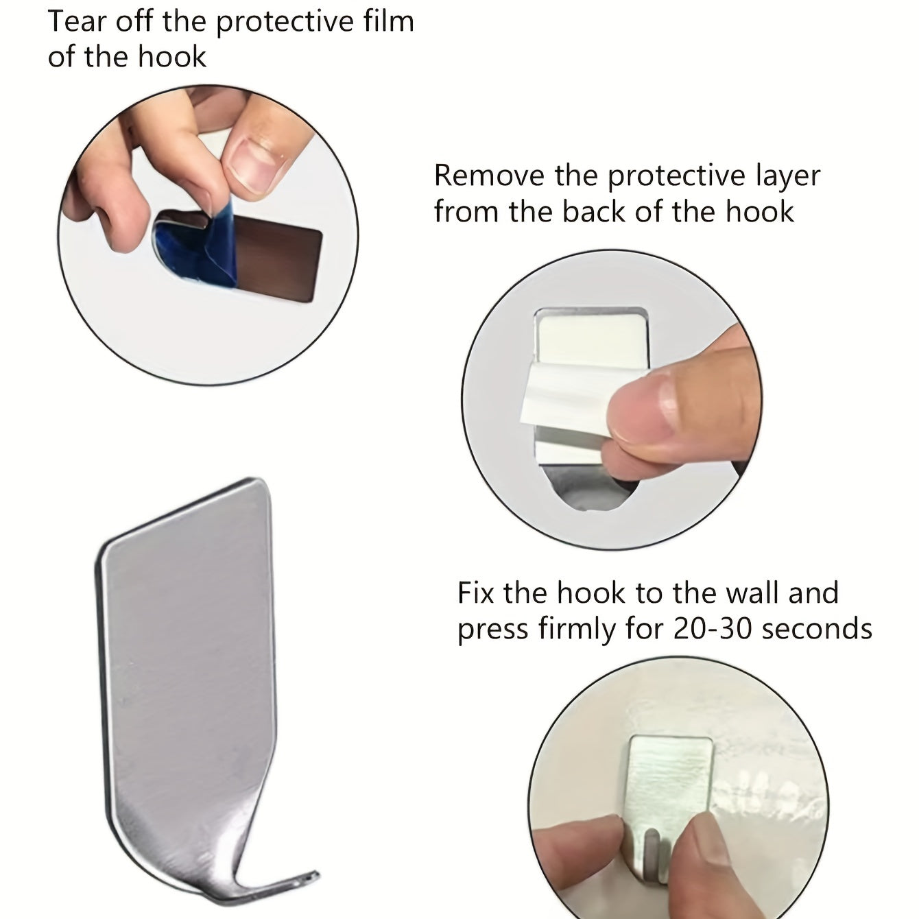 Fogless Shower Mirror for Shaving - Wall Hanging Bathroom Mirror