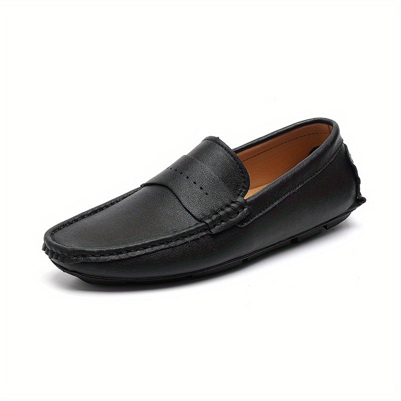 Men's Comfy Moccasin Loafer Shoes Non-slip Slip On Driving Shoes