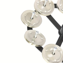 L100 Tripod Double Piece 9 Pcs Bell Stomp Cymbal Set