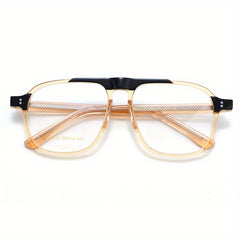 Y2K Kpop Clear Frame Glasses Men Women