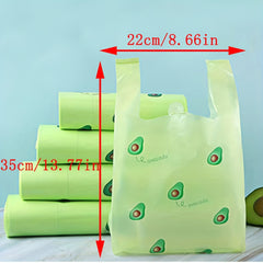 25pcs Avocado Pattern Tote Bag for Wedding Birthday Party Gift Packing