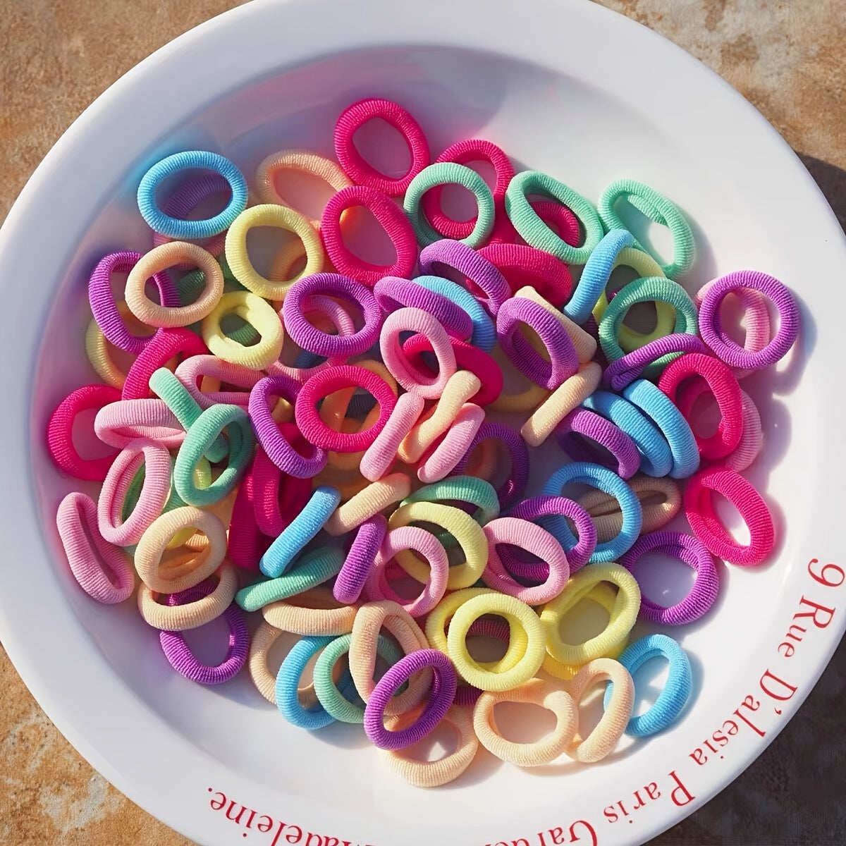 100pcs High Stretch Hair Rope Hair Bands for Girls
