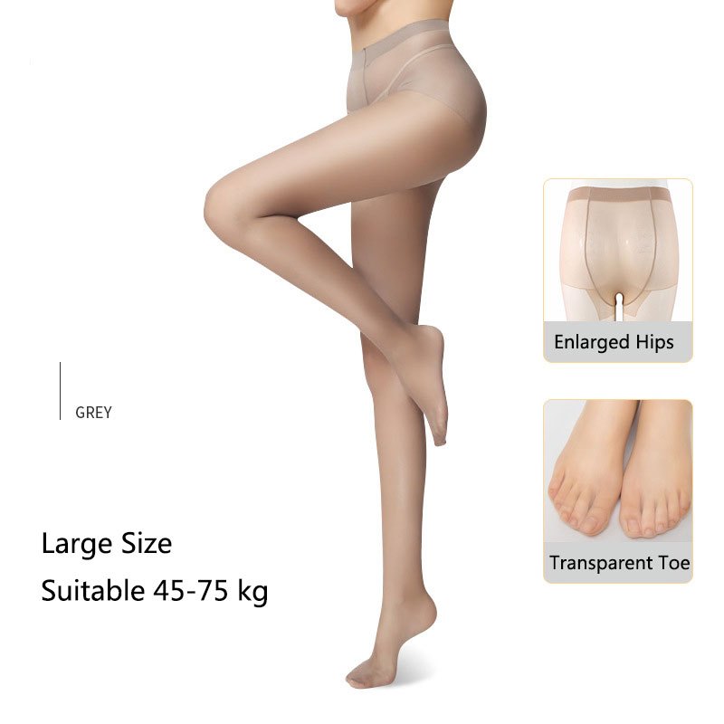 Sexy High Waist Sheer Pantyhose Anti-Snag Footed Stockings