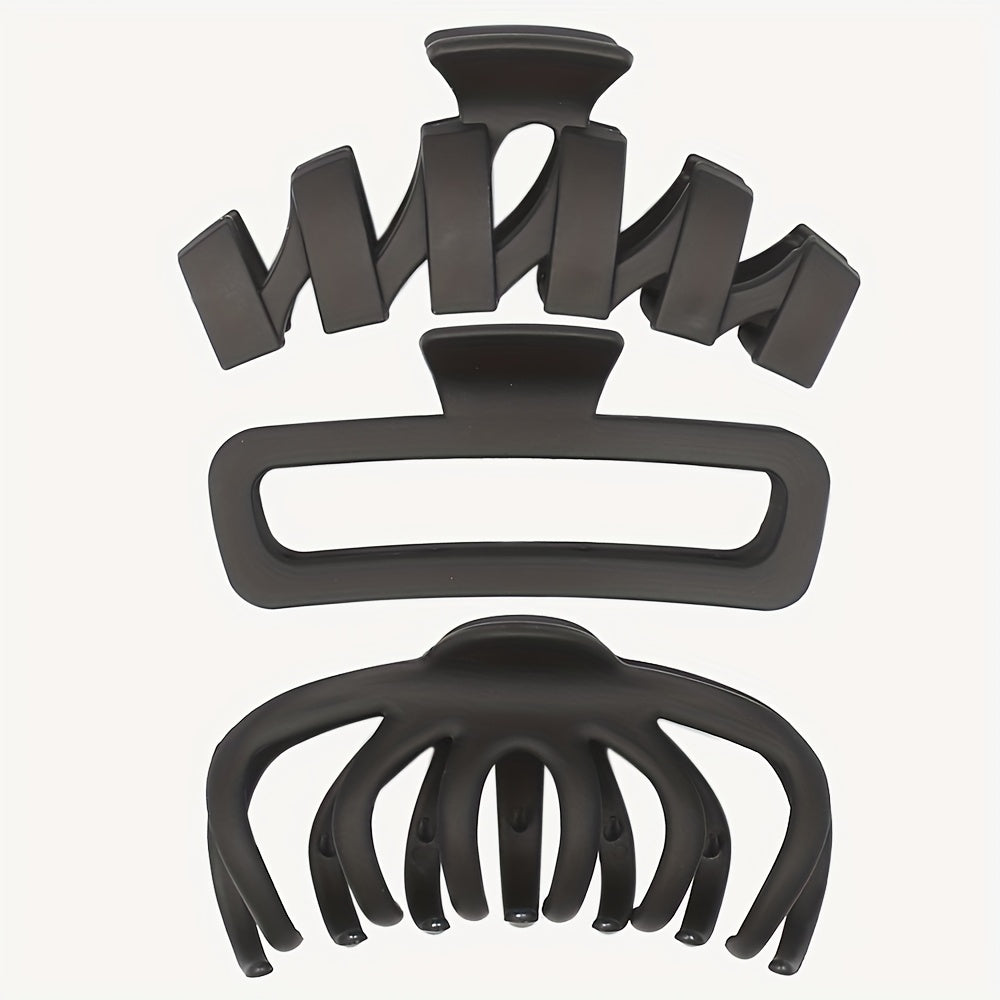 6pcs Plastic Hair Clip Claw Clip Headwear Hair Accessories For Girls