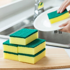 10 Pcs Kitchen Cleaning Sponge Non Scratch Scrubbing Magic Sponge