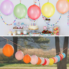 80pcs Punch Balloons Assorted Heavy Duty Party Favors Bounce Balloons
