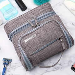 Hanging Toiletry Bag Makeup Cosmetic Travel Organizer with Bottom Compartment