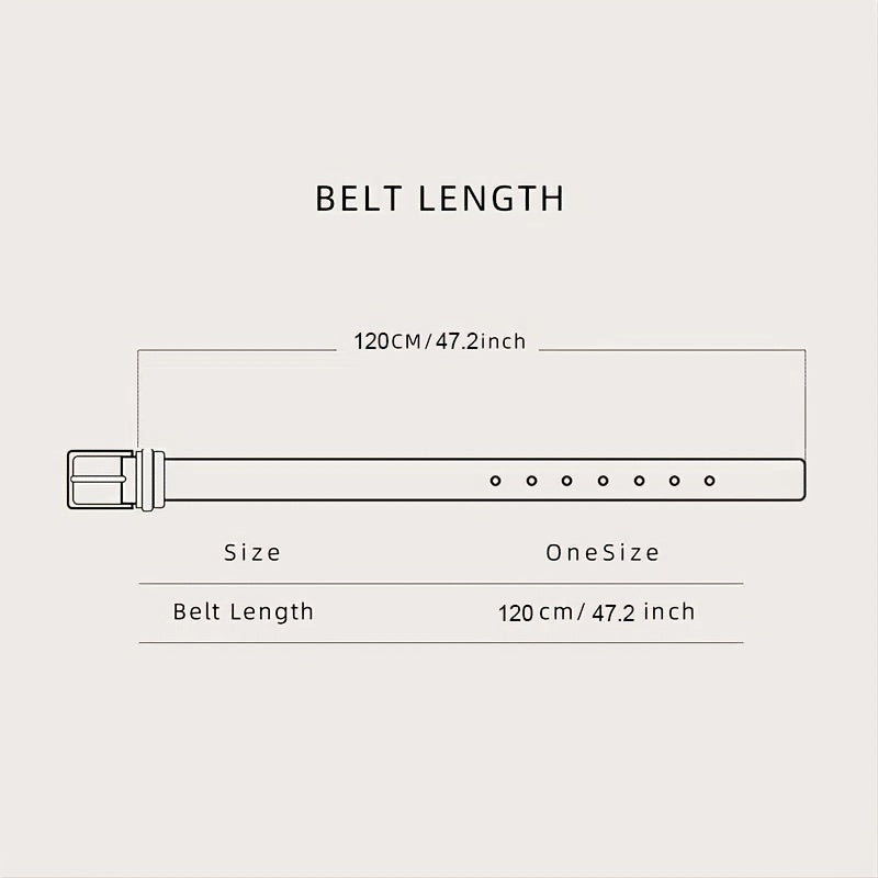 Men's Casual Business Alloy Buckle Belt Rotatable Buckle High End