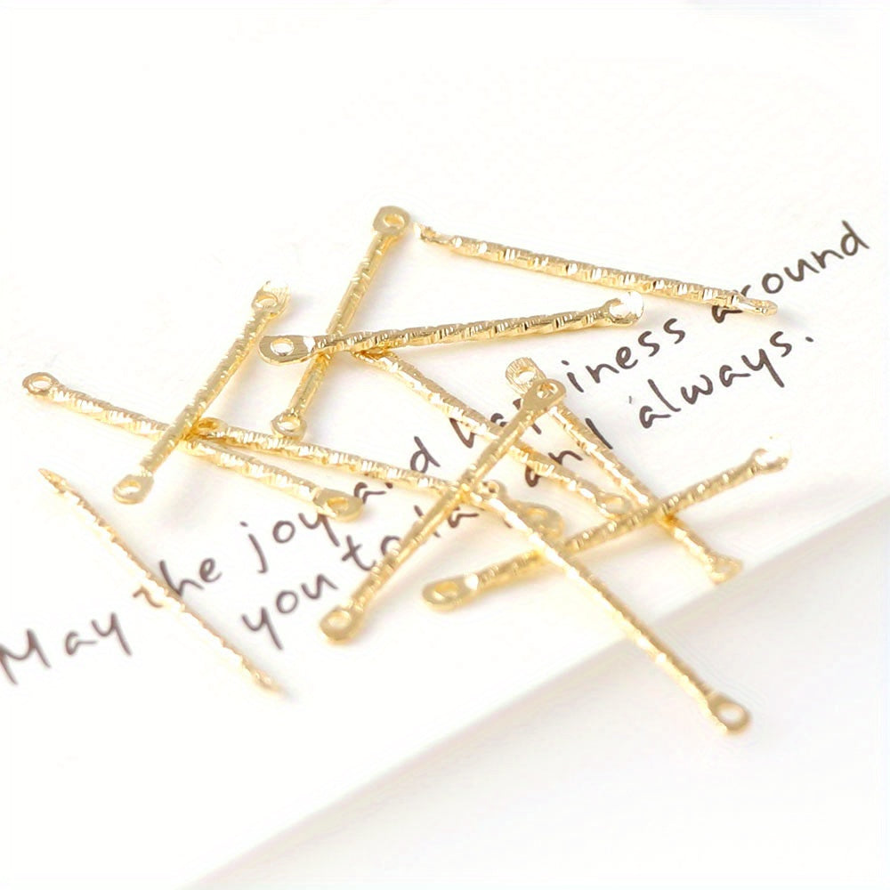 200pcs Embossed Connection Stick for Drop Earring