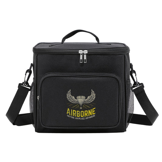 AIRBORNE Tactical Insulated Lunch Bag Large Capacity Portable Cooler