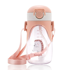 10oz Baby Sippy Cup Spill Proof Straw Transition Bottle for Toddlers