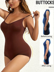 Tummy Control Butt Lifting Slip Jumpsuit One Piece Body Shaper