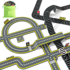 Magnetic Building Road Set Train Track Educational Toy Boys