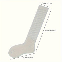 Men's Knee High Solid Knit Slouch Socks