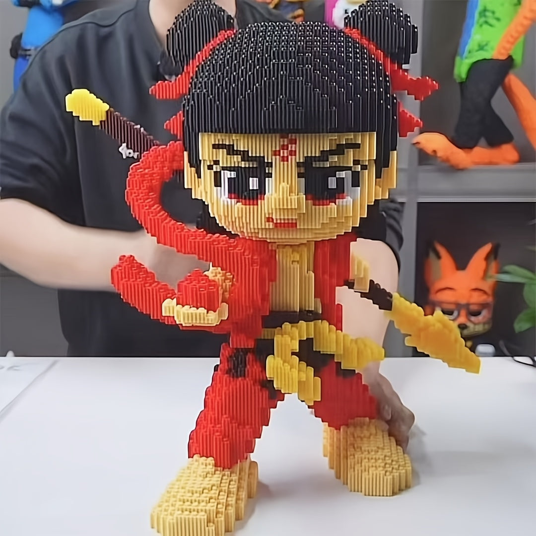 Giant Heavenly Palace Nezha Building Blocks Decoration