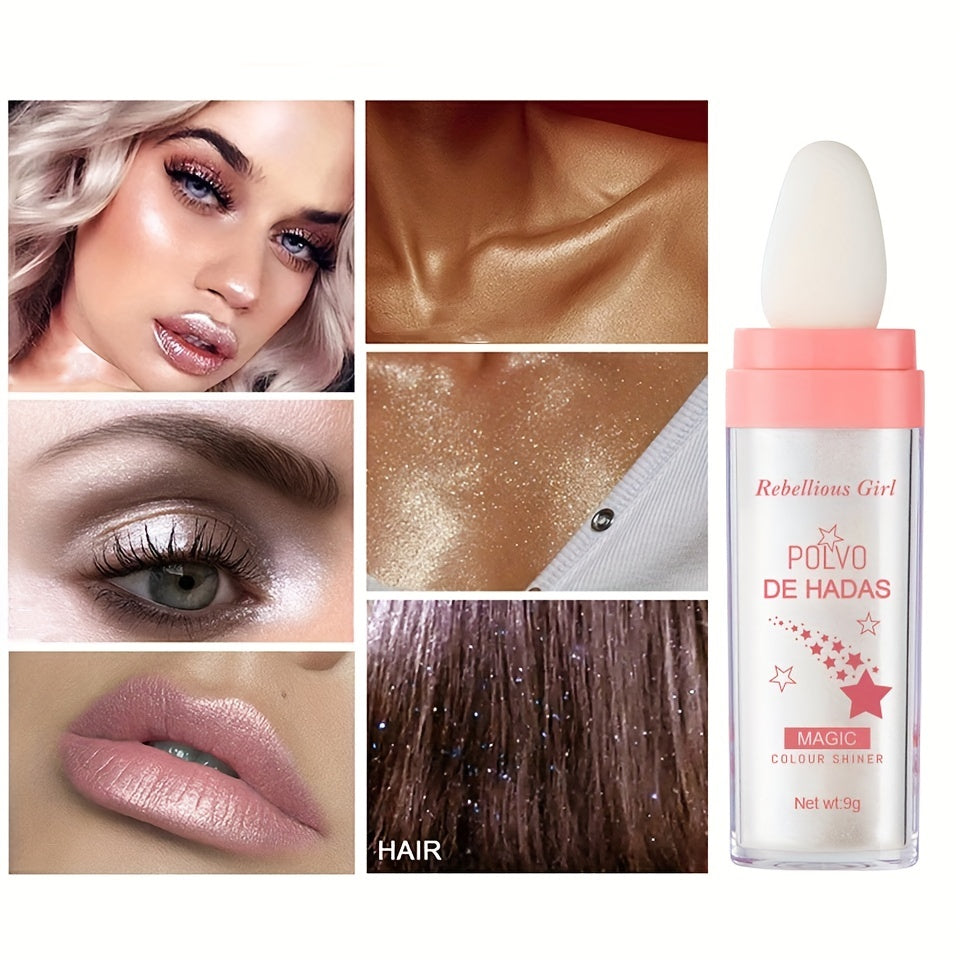 Shimmer Body Highlighter Sparkle Powder Full Body Brightening Glitter Stick