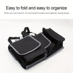 Car Trunk Organizer Rear Seat Hanging Storage Bag Waterproof Foldable