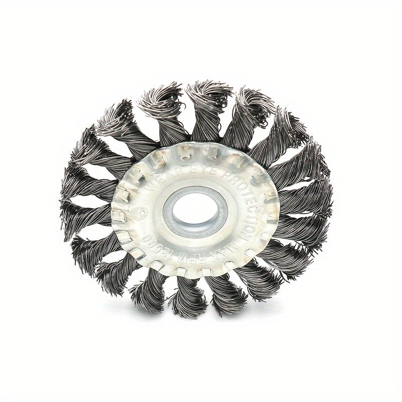 Wire Wheel Brush Twist Knotted Carbon Steel Wire Wheel for Angle Grinder