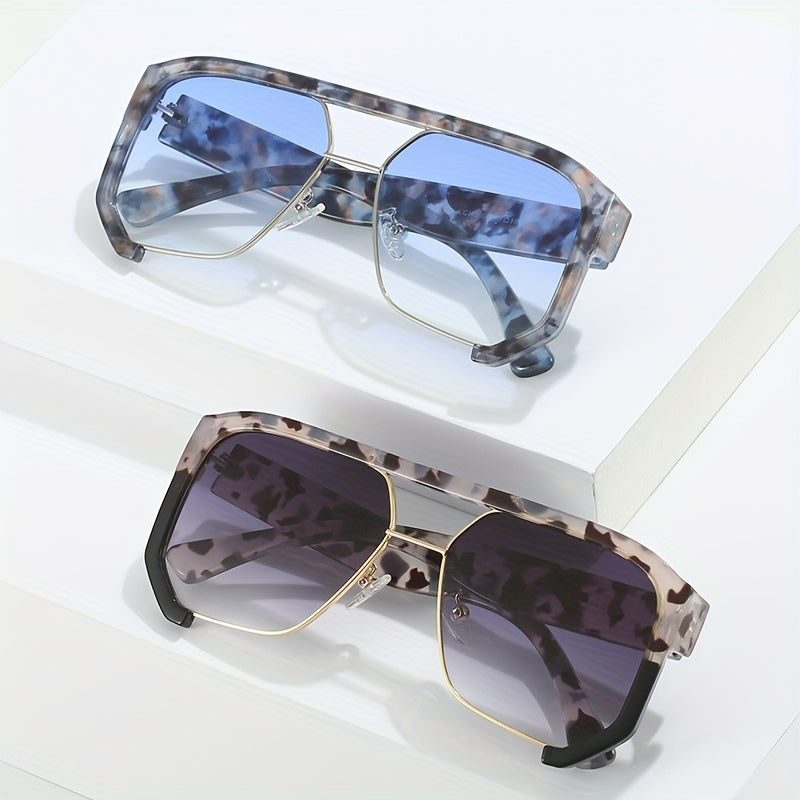 Y2K Top Bar Sunglasses Gradient UV400