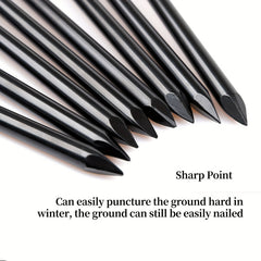 8pcs Heavy Duty Steel Tent Stakes For Canopies Tarps