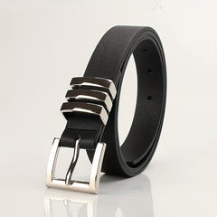 Square Pin Buckle PU Belt Women Dress Jeans Casual Belt