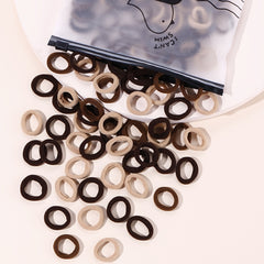 100pcs Hair Elastics Ties Thick Stretchy Rubber Band