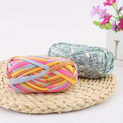 100% Polyester Printed Fabric Strips for DIY Projects - Colorful Dyeing Segments