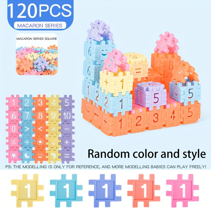 Kids Building Blocks Educational Splicing Toy Numbers Squares