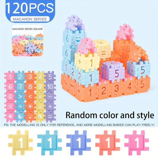 Kids Building Blocks Educational Splicing Toy Numbers Squares