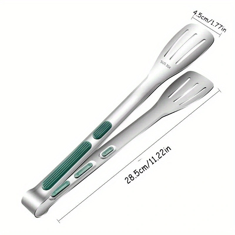 Stainless Steel Food Tongs Non Slip Cooking Tools