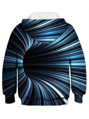 3D Pattern Print Boys Sweatshirt Casual Hoodie for Spring Fall