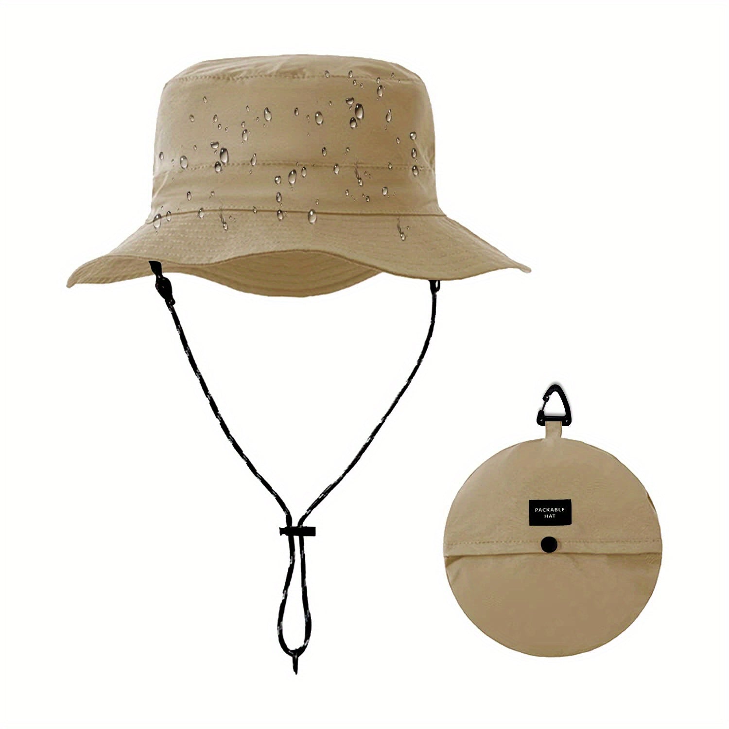 Breathable Waterproof Bucket Hat for Outdoor Sun Protection