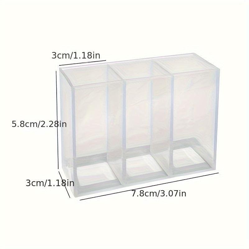 Wall Mounted Compartment Storage Box for Desktop Sundries - No Drilling Required