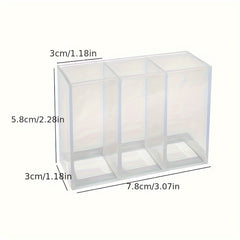 Wall Mounted Compartment Storage Box for Desktop Sundries - No Drilling Required