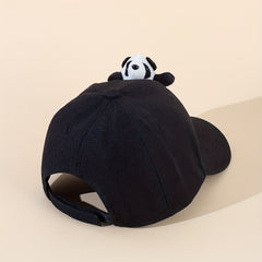 Panda Doll Baseball Cap Unisex Cartoon Dad Hats Lightweight Adjustable Sun Hat
