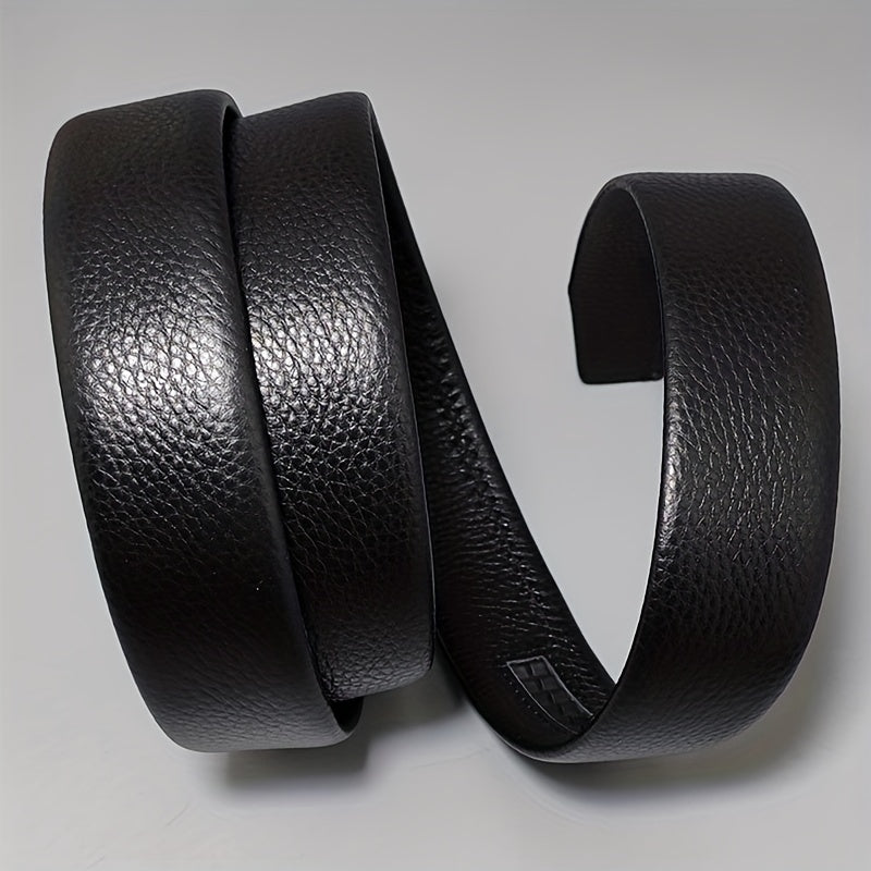 Men's Leather Automatic Buckle Business Casual Pants Belt