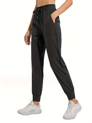  Elastic High Rise Jogger Running Trousers