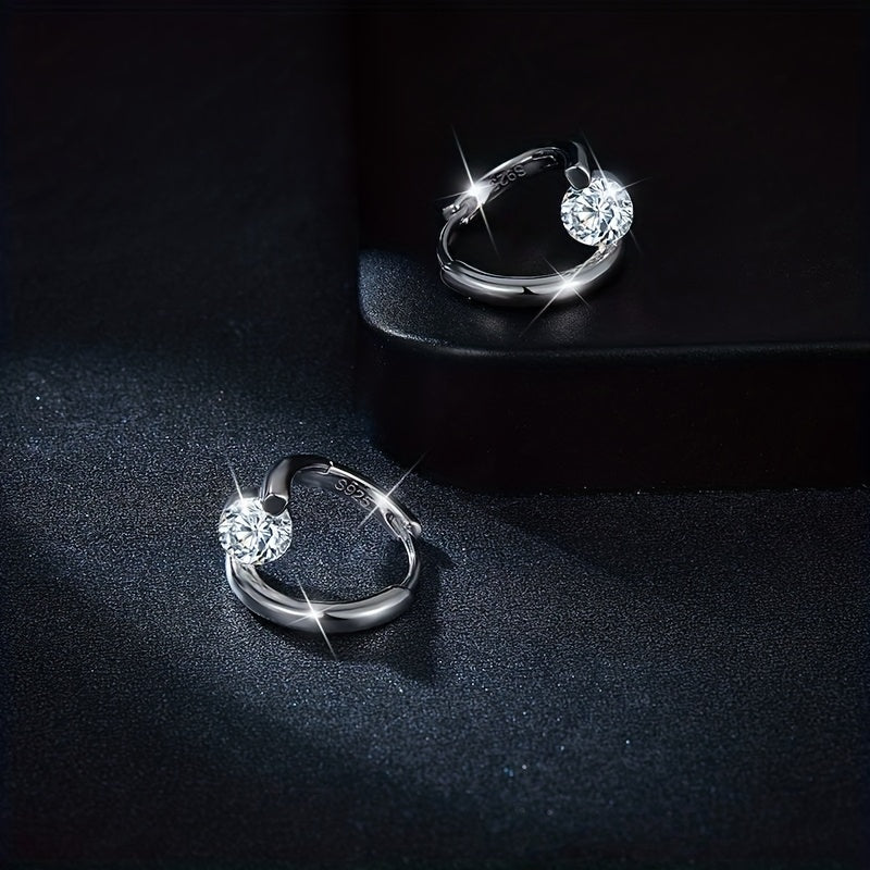 Moissanite Stud Earrings S925 Sterling Silver