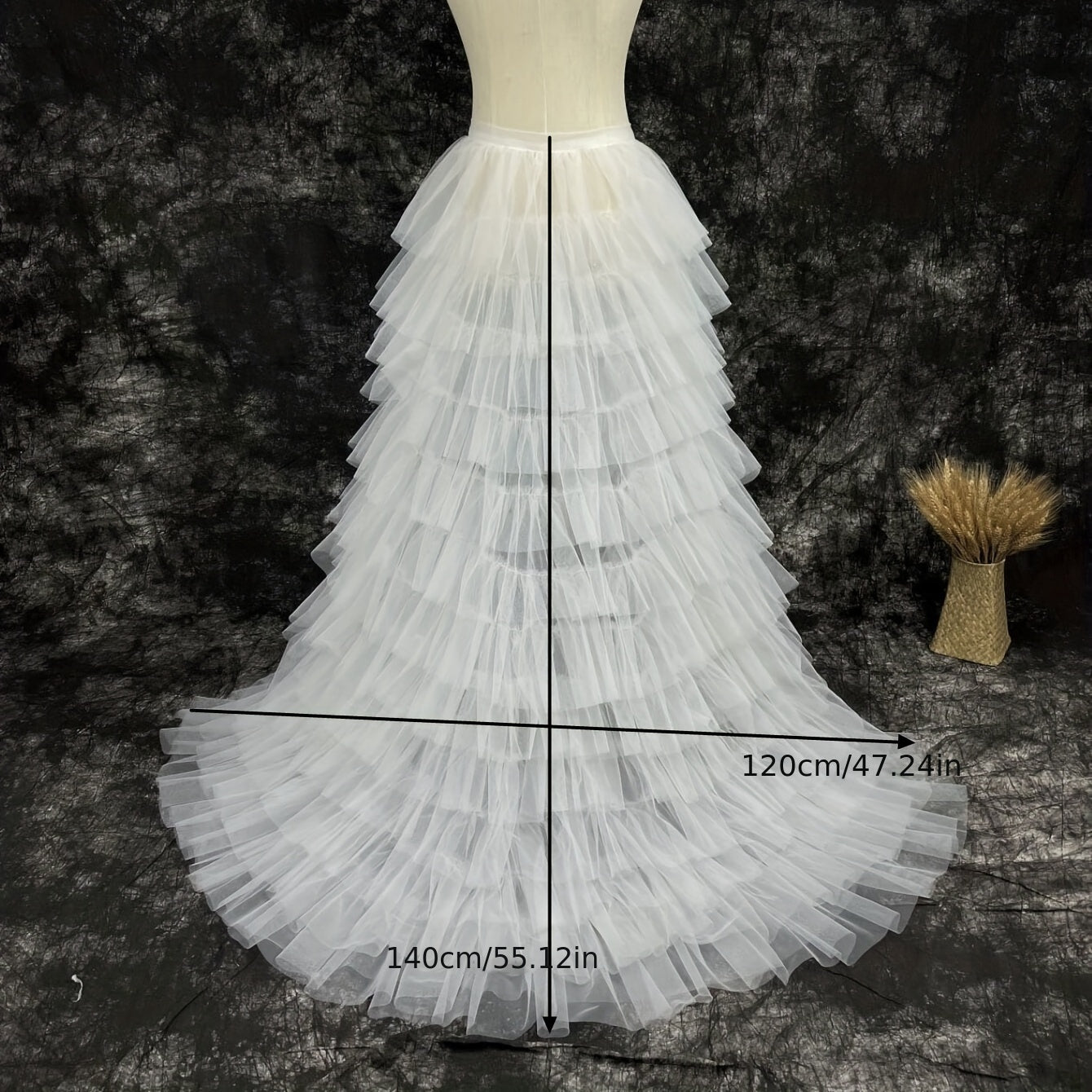 Layered Tulle Mesh Petticoat for Bridal Wedding