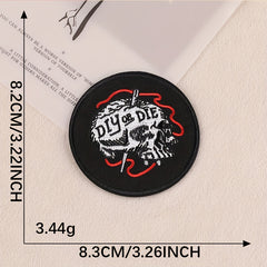3pcs Boys Y2K Embroidery DIY Patch For Clothes B