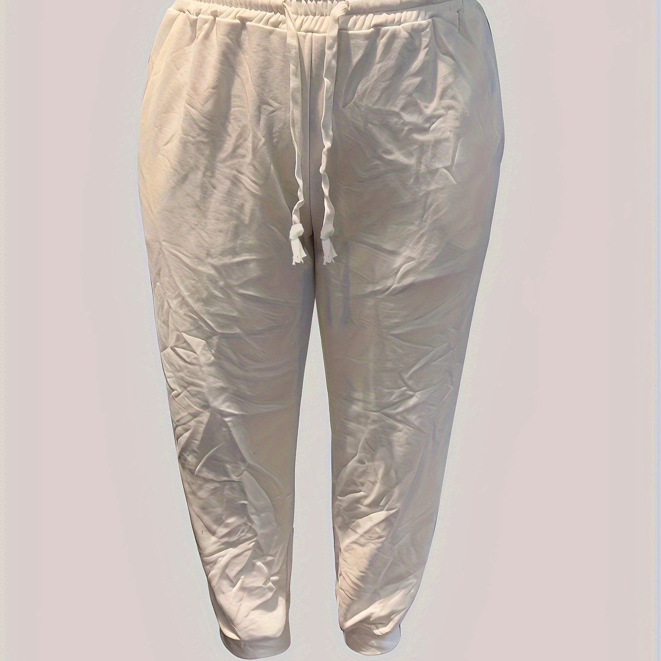  Women's Solid High Rise Joggers