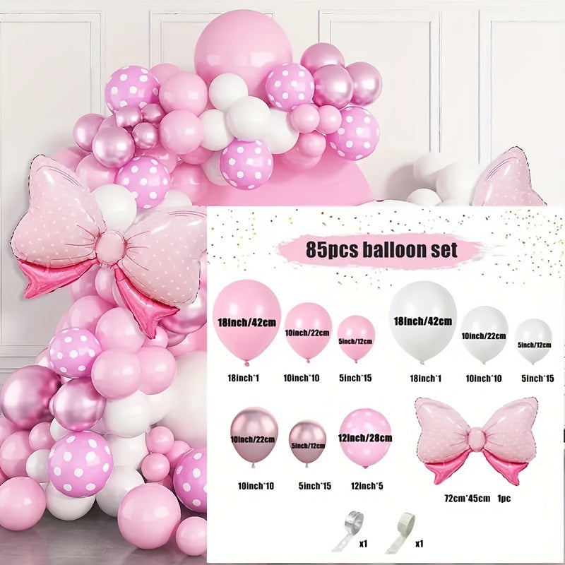 85pcs Mouse Theme Birthday Party Decorations Kit