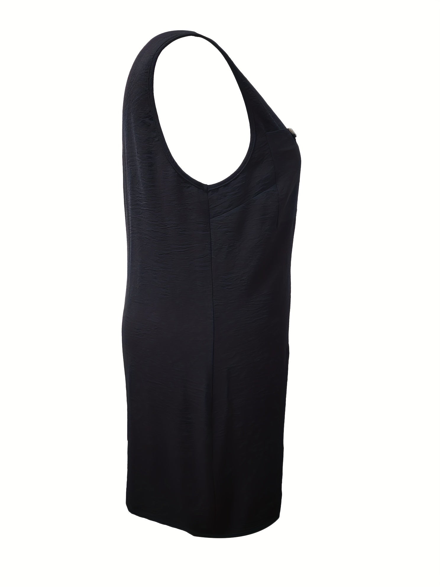  Casual Romper Women's Plus Solid Button Up V Neck