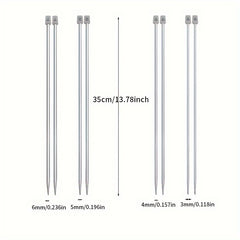 2pcs Single Point Sweater Needle Knitting Needles Set for Beginners