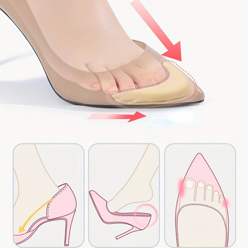 Women's High Heels Forefoot Insert Pad - Reusable Shoes Cushion