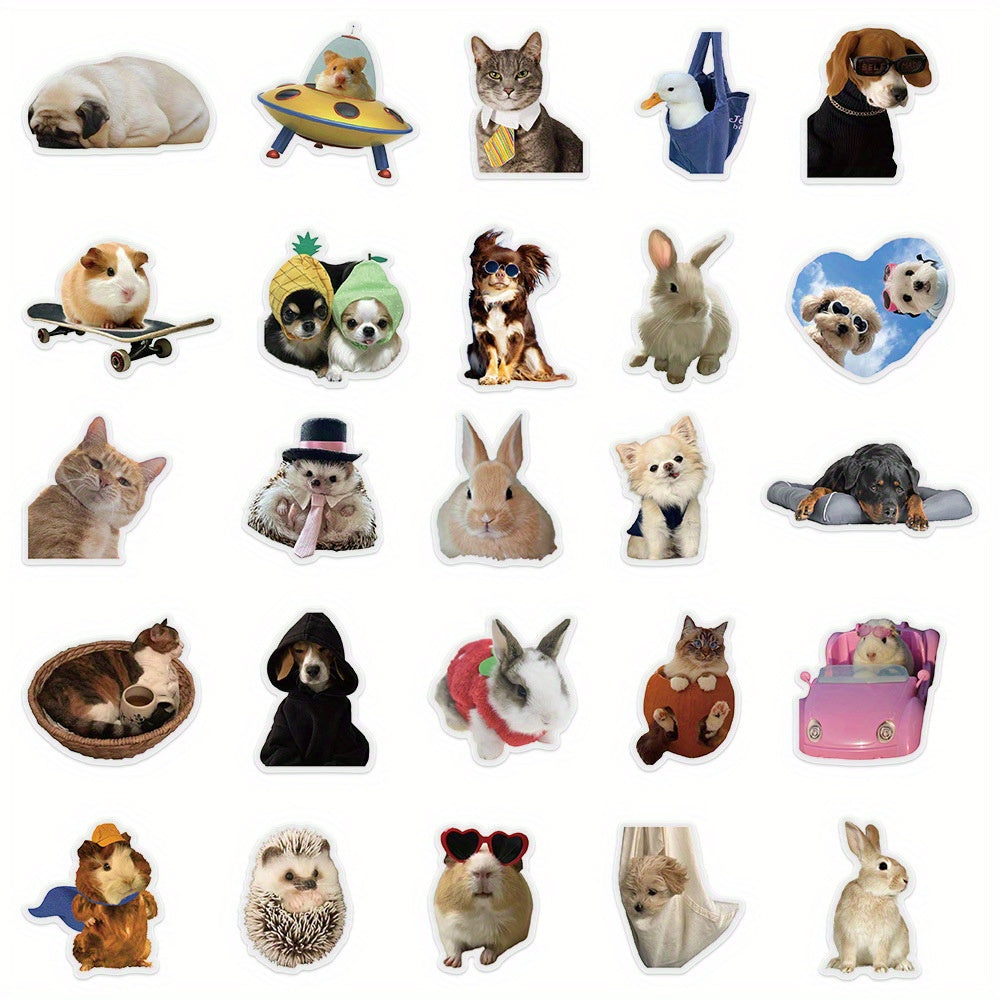 Funny Animal & Meme Stickers Waterproof Vinyl S
