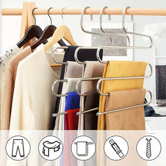 Durable S Shape Hangers for Closet Organization