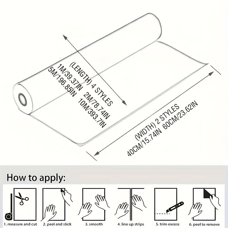 Tile Pattern Wallpaper Self Adhesive Peel & Stick for Kitchen Countertop