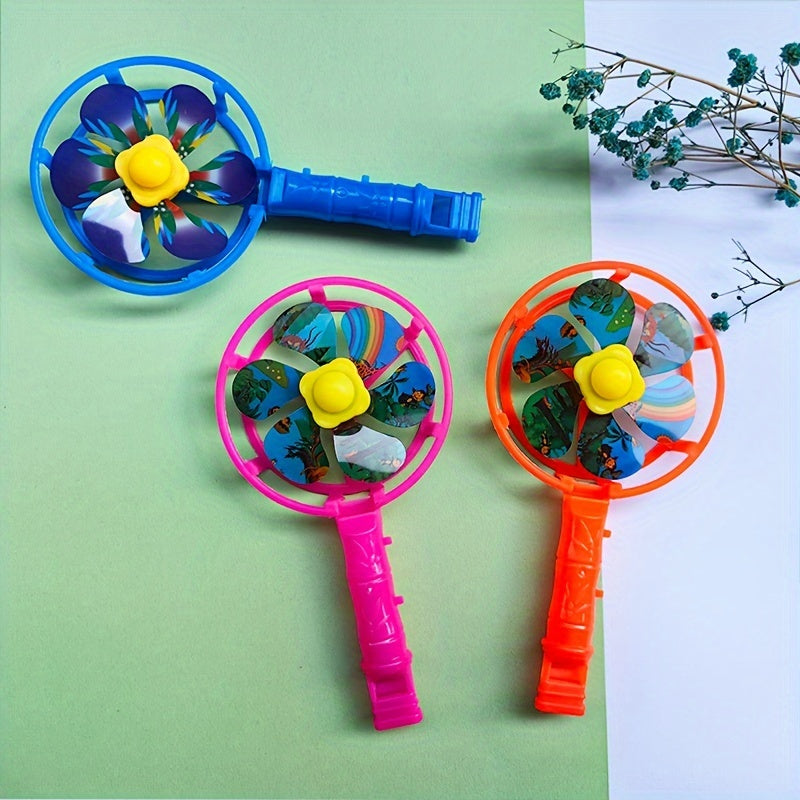 10pcs Colorful Whistle Small Windmill Windmill Toys Small Colorful Whistling